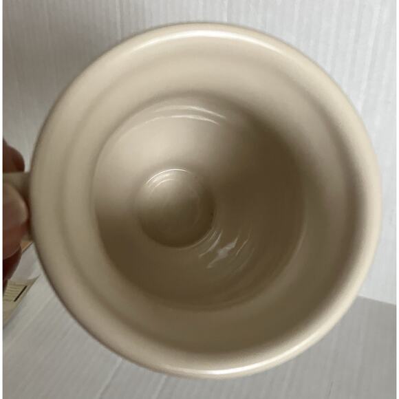 Longaberger Pottery Woven Traditions Latte Mug 31619100 Stoneware Holds 14 oz. - Picture 7 of 11